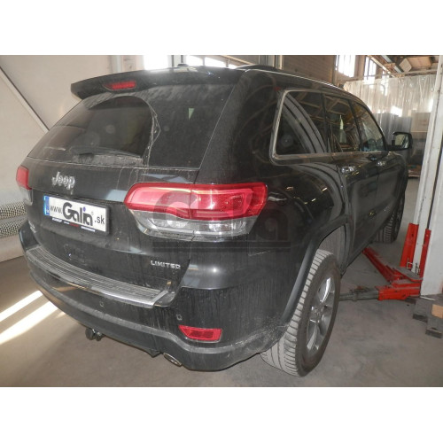 J010A GALIA Полностью оцинкованный фаркоп на Jeep Grand Cherokee WK2 2010-2021. Тип шара: A. Установка без выреза бампера. Нагрузки: 3500/175 кг, масса фаркопа 16,62 кг