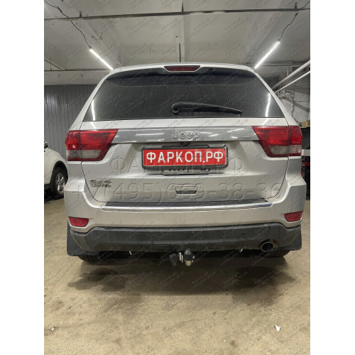 J010A GALIA Полностью оцинкованный фаркоп на Jeep Grand Cherokee WK2 2010-2021. Тип шара: A. Установка без выреза бампера. Нагрузки: 3500/175 кг, масса фаркопа 16,62 кг