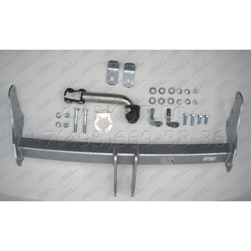 J010A GALIA Полностью оцинкованный фаркоп на Jeep Grand Cherokee WK2 2010-2021. Тип шара: A. Установка без выреза бампера. Нагрузки: 3500/175 кг, масса фаркопа 16,62 кг