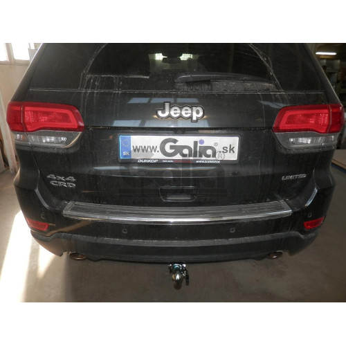J010C GALIA Полностью оцинкованный фаркоп на Jeep Grand Cherokee WK2 2010-2021. Тип шара: C (горизонтальный съемный). Установка без выреза бампера. Нагрузки: 3500/175 кг, масса фаркопа 17,97 кг