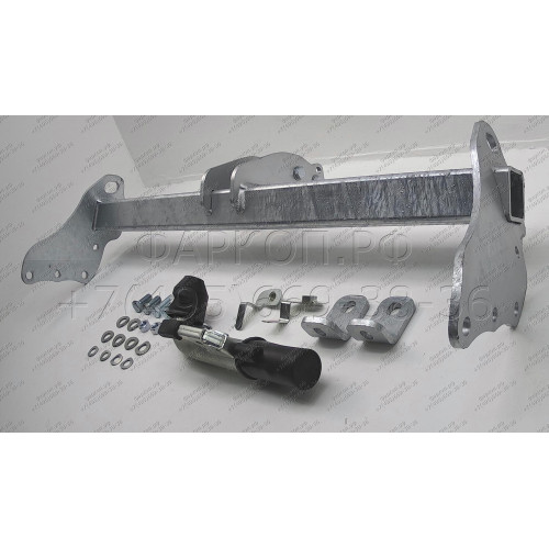 J010C GALIA Полностью оцинкованный фаркоп на Jeep Grand Cherokee WK2 2010-2021. Тип шара: C (горизонтальный съемный). Установка без выреза бампера. Нагрузки: 3500/175 кг, масса фаркопа 17,97 кг