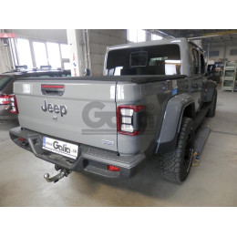 J014A GALIA Полностью оцинкованный фаркоп на Jeep Gladiator 2019-. Тип шара: A. Установка без снятия и выреза бампера. Нагрузки: 2800/150 кг, масса фаркопа 7,8 кг