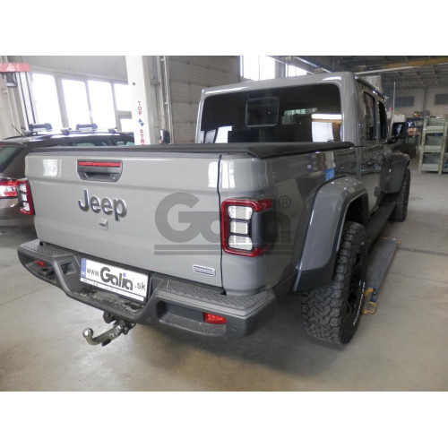 J014A GALIA Полностью оцинкованный фаркоп на Jeep Gladiator 2019-. Тип шара: A. Установка без снятия и выреза бампера. Нагрузки: 2800/150 кг, масса фаркопа 7,8 кг