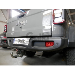 J014A GALIA Полностью оцинкованный фаркоп на Jeep Gladiator 2019-. Тип шара: A. Установка без снятия и выреза бампера. Нагрузки: 2800/150 кг, масса фаркопа 7,8 кг