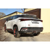 JJS-23-991122.00 PT GROUP Фаркоп на Tenet T7 2025-, Chery Tiggo 7L 2025-, Jaecoo J7 2023-, Omoda C5 2024- без снятия и подрезки бампера. Тип шара: E (легкосъемный шар под квадрат). Нагрузки: 1000/75 кг, масса фаркопа 18 кг (без электрики в комплекте)