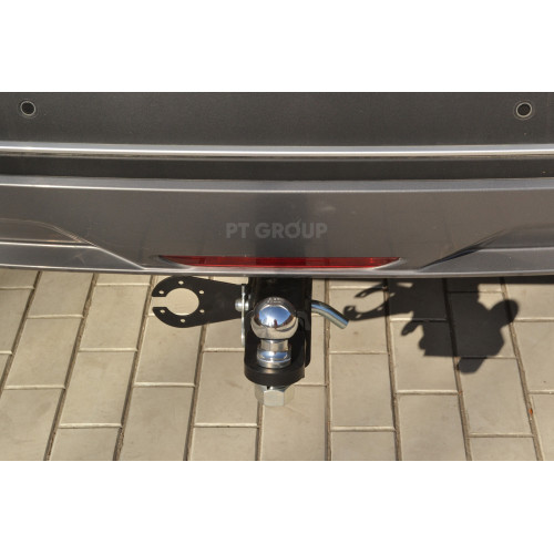 JJS-23-991122.00 PT GROUP Фаркоп на Tenet T7 2025-, Chery Tiggo 7L 2025-, Jaecoo J7 2023-, Omoda C5 2024- без снятия и подрезки бампера. Тип шара: E (легкосъемный шар под квадрат). Нагрузки: 1000/75 кг, масса фаркопа 18 кг (без электрики в комплекте)