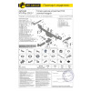 JXS-23-991122.00 PT GROUP Фаркоп на Jetour X70 Plus 2023- без подрезки бампера. Тип шара: E (легкосъемный шар под квадрат). Нагрузки: 1000/75 кг, масса фаркопа 19 кг (без электрики в комплекте)
