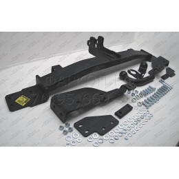 K-023 STEINHOF Фаркоп на Kia Sorento JC 2006-2009. Требуется подрезка бампера. Тип шара: A. Нагрузки: 3500/140 кг, масса фаркопа 24,6 кг (без электрики в комплекте)