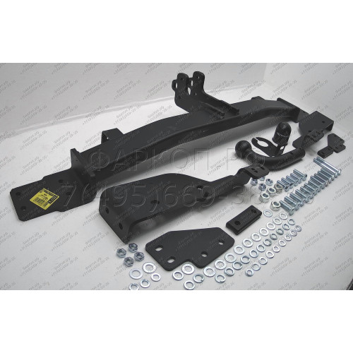 K-023 STEINHOF Фаркоп на Kia Sorento JC 2006-2009. Требуется подрезка бампера. Тип шара: A. Нагрузки: 3500/140 кг, масса фаркопа 24,6 кг (без электрики в комплекте)