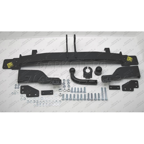 K-023 STEINHOF Фаркоп на Kia Sorento JC 2006-2009. Требуется подрезка бампера. Тип шара: A. Нагрузки: 3500/140 кг, масса фаркопа 24,6 кг (без электрики в комплекте)