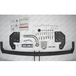 K122-BA TAVIALS ТСУ для Kia Soul 2014-2019 без снятия и выреза бампера. Тип шара: C (оцинкованный, съемный). Нагрузки: 1500/75 кг, масса фаркопа 17,2 кг (без электри
