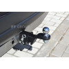 KCA-20-991124.00 PT GROUP Фаркоп с нержавеющей накладкой на Kia Carnival 2020- без подрезки бампера. Тип шара: E (легкосъемный шар под квадрат). Нагрузки: 2100/100 кг, масса фаркопа 23,5 кг (без электрики в комплекте)