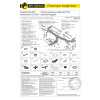 KSR-12-991122.00 PT GROUP Фаркоп на Kia Sorento 2012-2015, 2015-2020, кроме Prime, Hyundai Santa Fe 2012-2018. Требуется подрезка бампера. Тип шара: E (легкосъемный шар под квадрат). Нагрузки: 3000/80 кг, масса фаркопа 17,3 кг (без электрики в комплекте)