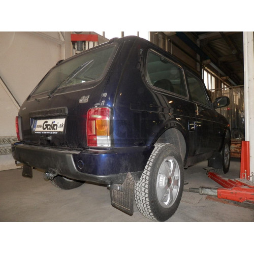 L022C GALIA Полностью оцинкованный фаркоп на Лада Нива Легенд Урбан 2020-, Lada Niva Urban (Лада 4x4 Нива Урбан) 2014-2020, Lada 4x4 Bronto 2015-2020, Lada Niva Legend Bronto 2020-. Тип шара: C (горизонтальный съемный). Без выреза бампера. Нагрузки: 1900/