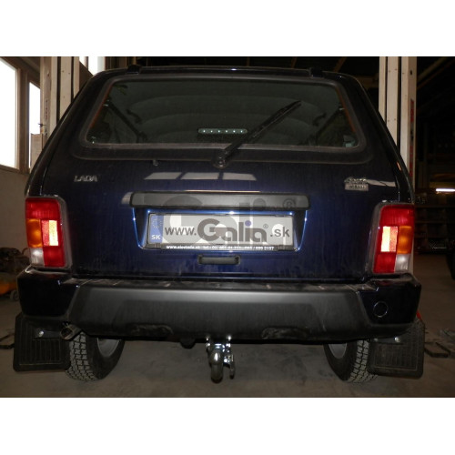 L022C GALIA Полностью оцинкованный фаркоп на Лада Нива Легенд Урбан 2020-, Lada Niva Urban (Лада 4x4 Нива Урбан) 2014-2020, Lada 4x4 Bronto 2015-2020, Lada Niva Legend Bronto 2020-. Тип шара: C (горизонтальный съемный). Без выреза бампера. Нагрузки: 1900/