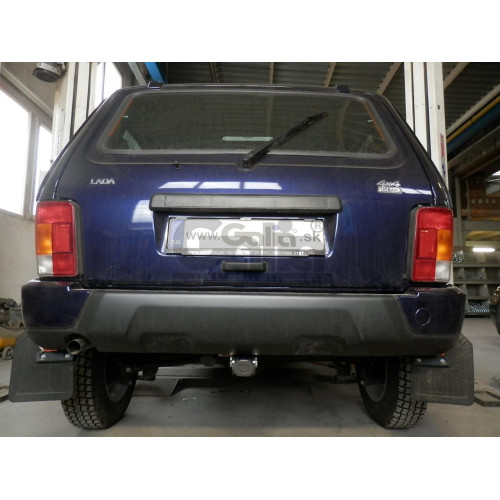 L022C GALIA Полностью оцинкованный фаркоп на Лада Нива Легенд Урбан 2020-, Lada Niva Urban (Лада 4x4 Нива Урбан) 2014-2020, Lada 4x4 Bronto 2015-2020, Lada Niva Legend Bronto 2020-. Тип шара: C (горизонтальный съемный). Без выреза бампера. Нагрузки: 1900/