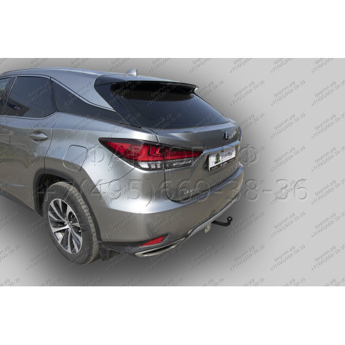 L105-A Лидер-плюс ТСУ для Lexus RX AL20 2015-2022 без снятия и выреза бампера. Нагрузки: 1500/75 кг, масса фаркопа 18,3 кг (без электрики в комплекте)