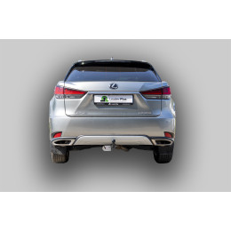 L105-A Лидер-плюс ТСУ для Lexus RX AL20 2015-2022 без снятия и выреза бампера. Нагрузки: 1500/75 кг, масса фаркопа 18,3 кг (без электрики в комплекте)