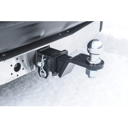 LNX-20-991124.00 PT GROUP Фаркоп с нержавеющей накладкой на Toyota RAV4 2013-2019, Lexus NX 2014-2021 (с одной выхлопной трубой) без подрезки бампера. Тип шара: E (легкосъе