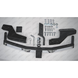 LNX-20-991124.00 PT GROUP Фаркоп с нержавеющей накладкой на Toyota RAV4 2013-2019, Lexus NX 2014-2021 (с одной выхлопной трубой) без подрезки бампера. Тип шара: E (легкосъе