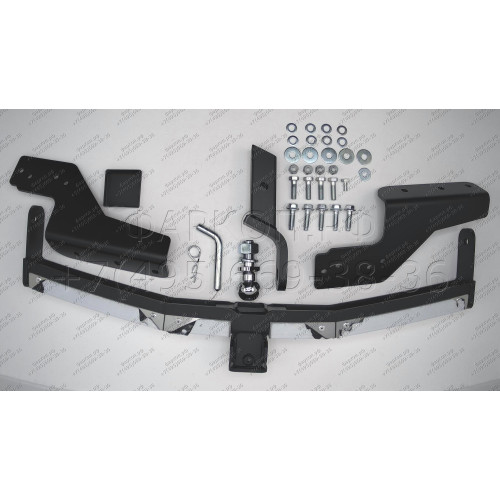 LNX-20-991124.00 PT GROUP Фаркоп с нержавеющей накладкой на Toyota RAV4 2013-2019, Lexus NX 2014-2021 (с одной выхлопной трубой) без подрезки бампера. Тип шара: E (легкосъемный шар под квадрат). Нагрузки: 1500/80 кг, масса фаркопа 23,2 кг (без электрики в