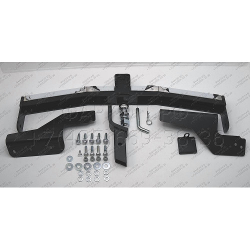 LNX-20-991124.00 PT GROUP Фаркоп с нержавеющей накладкой на Toyota RAV4 2013-2019, Lexus NX 2014-2021 (с одной выхлопной трубой) без подрезки бампера. Тип шара: E (легкосъемный шар под квадрат). Нагрузки: 1500/80 кг, масса фаркопа 23,2 кг (без электрики в