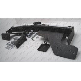 LNX-20-991124.00 PT GROUP Фаркоп с нержавеющей накладкой на Toyota RAV4 2013-2019, Lexus NX 2014-2021 (с одной выхлопной трубой) без подрезки бампера. Тип шара: E (легкосъе