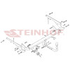 M-065 STEINHOF Фаркоп на Mazda CX-9 2017-2024, Mazda CX-8 2018- без подрезки бампера. Тип шара: A. Нагрузки: 2500/120 кг, масса фаркопа 24 кг (без электрики в комплекте)
