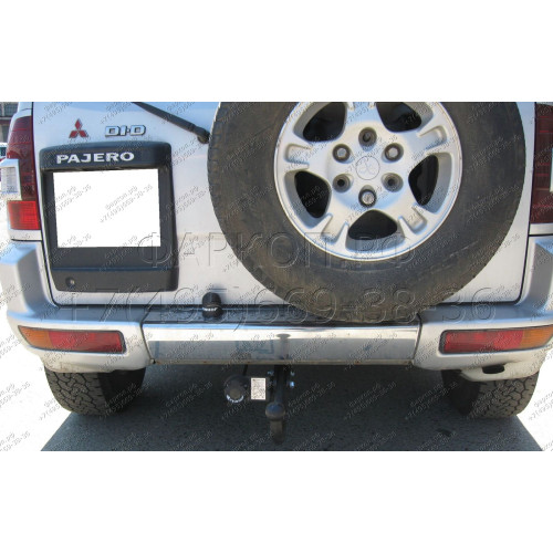 M-352 STEINHOF Фаркоп на Mitsubishi Pajero 3/5 дверей 02/2007-2020. Требуется подрезка бампера. Тип шара: A. Нагрузки: 3300/135 кг, масса фаркопа 27,9 кг (без электрики в комплекте)