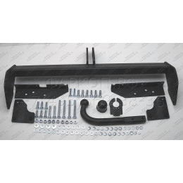 M-352 STEINHOF Фаркоп на Mitsubishi Pajero 3/5 дверей 02/2007-2020. Требуется подрезка бампера. Тип шара: A. Нагрузки: 3300/135 кг, масса фаркопа 27,9 кг (без электрики в к