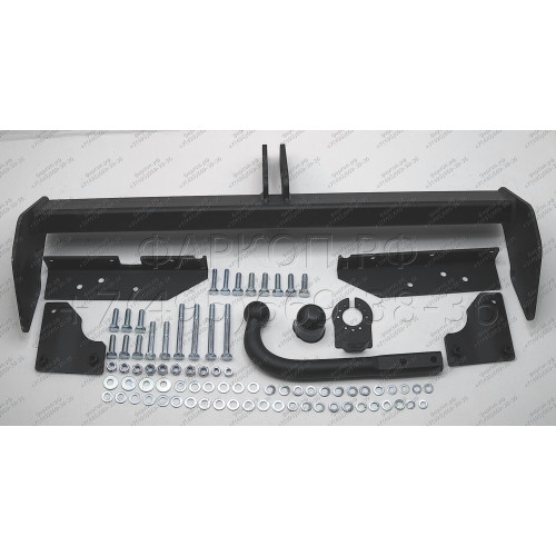 M-352 STEINHOF Фаркоп на Mitsubishi Pajero 3/5 дверей 02/2007-2020. Требуется подрезка бампера. Тип шара: A. Нагрузки: 3300/135 кг, масса фаркопа 27,9 кг (без электрики в комплекте)