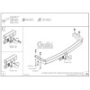 M057A GALIA Полностью оцинкованный фаркоп на Mitsubishi Pajero Sport 1998-2008, Mitsubishi Shogun 1998-2010, Mitsubishi Montero Sport 1998-2010. Тип шара: A. Установка без снятия и выреза бампера. Нагрузки: 3000/120 кг, масса фаркопа 18,75 кг