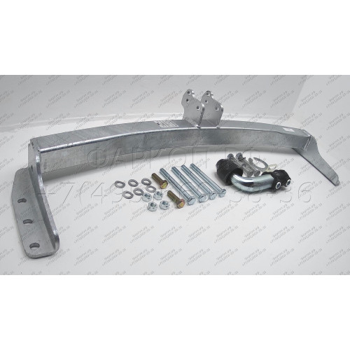 M057A GALIA Полностью оцинкованный фаркоп на Mitsubishi Pajero Sport 1998-2008, Mitsubishi Shogun 1998-2010, Mitsubishi Montero Sport 1998-2010. Тип шара: A. Установка без снятия и выреза бампера. Нагрузки: 3000/120 кг, масса фаркопа 18,75 кг