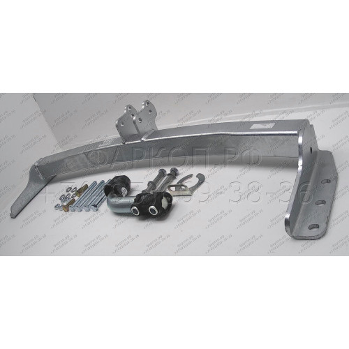 M057A GALIA Полностью оцинкованный фаркоп на Mitsubishi Pajero Sport 1998-2008, Mitsubishi Shogun 1998-2010, Mitsubishi Montero Sport 1998-2010. Тип шара: A. Установка без снятия и выреза бампера. Нагрузки: 3000/120 кг, масса фаркопа 18,75 кг