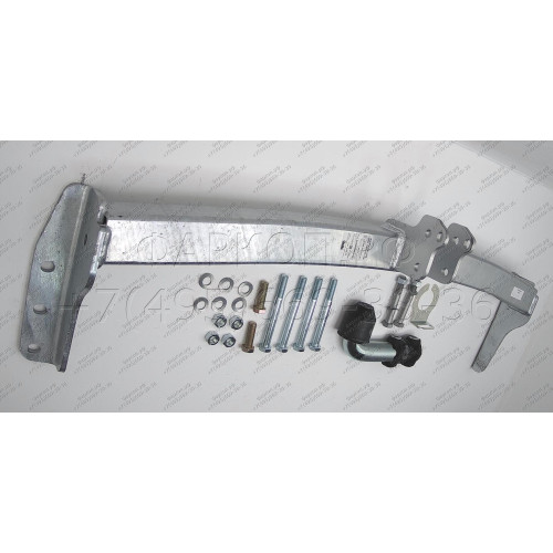 M057A GALIA Полностью оцинкованный фаркоп на Mitsubishi Pajero Sport 1998-2008, Mitsubishi Shogun 1998-2010, Mitsubishi Montero Sport 1998-2010. Тип шара: A. Установка без снятия и выреза бампера. Нагрузки: 3000/120 кг, масса фаркопа 18,75 кг