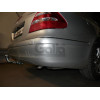 M104C GALIA Полностью оцинкованный фаркоп на Mercedes E-Class w211 седан 2002-2009. Подрозетник убирается за бампер. Тип шара: C (горизонтальный съемный). Без выреза бампера. Нагрузки: 2200/90 кг, масса фаркопа 19,37 кг