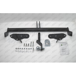 M114-AE Лидер-плюс ТСУ для Mitsubishi Pajero (III-IV) 2000/5-2007, 2007-2020 без снятия и выреза бампера. Тип шара: AE. Нагрузки: 1500/75 кг, масса фаркопа 15,6 кг (без электри