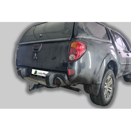M116-E Лидер-плюс ТСУ для Mitsubishi L200 2006-2015, в т.ч. Long (длинная база), FIAT Fullback 2016-2019 без снятия и выреза бампера. Тип шара: E. Нагрузки: 1500/100 кг, масса фаркопа 22,24 кг (без электрики в комплекте)