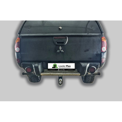 M116-E Лидер-плюс ТСУ для Mitsubishi L200 2006-2015, в т.ч. Long (длинная база), FIAT Fullback 2016-2019 без снятия и выреза бампера. Тип шара: E. Нагрузки: 1500/100 кг, масса фаркопа 22,24 кг (без электрики в комплекте)