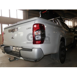 M120A GALIA Полностью оцинкованный фаркоп на Mitsubishi L200 1996-2006, 2006-2015, 2015-2023, FIAT Fullback 2016-2019. Тип шара: A. Без выреза бампера. Нагрузки: 3100/125 кг, масса фар