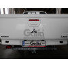 M120A GALIA Полностью оцинкованный фаркоп на Mitsubishi L200 1996-2006, 2006-2015, 2015-2023, FIAT Fullback 2016-2019. Тип шара: A. Без выреза бампера. Нагрузки: 3100/125 кг, масса фаркопа 28,25 кг