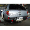 M120A GALIA Полностью оцинкованный фаркоп на Mitsubishi L200 1996-2006, 2006-2015, 2015-2023, FIAT Fullback 2016-2019. Тип шара: A. Без выреза бампера. Нагрузки: 3100/125 кг, масса фаркопа 28,25 кг