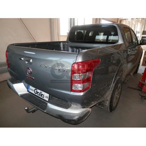 M120A GALIA Полностью оцинкованный фаркоп на Mitsubishi L200 1996-2006, 2006-2015, 2015-2023, FIAT Fullback 2016-2019. Тип шара: A. Без выреза бампера. Нагрузки: 3100/125 кг, масса фаркопа 28,25 кг