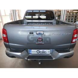 M120A GALIA Полностью оцинкованный фаркоп на Mitsubishi L200 1996-2006, 2006-2015, 2015-2023, FIAT Fullback 2016-2019. Тип шара: A. Без выреза бампера. Нагрузки: 3100/125 кг, масса фар