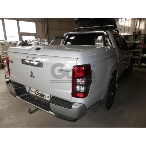 M120A GALIA Полностью оцинкованный фаркоп на Mitsubishi L200 1996-2006, 2006-2015, 2015-2023, FIAT Fullback 2016-2019. Тип шара: A. Без выреза бампера. Нагрузки: 3100/125 кг, масса фаркопа 28,25 кг