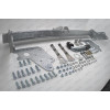M120A GALIA Полностью оцинкованный фаркоп на Mitsubishi L200 1996-2006, 2006-2015, 2015-2023, FIAT Fullback 2016-2019. Тип шара: A. Без выреза бампера. Нагрузки: 3100/125 кг, масса фаркопа 28,25 кг