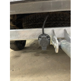 M120A GALIA Полностью оцинкованный фаркоп на Mitsubishi L200 1996-2006, 2006-2015, 2015-2023, FIAT Fullback 2016-2019. Тип шара: A. Без выреза бампера. Нагрузки: 3100/125 кг, масса фар