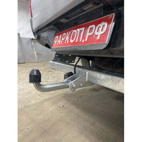 M120A GALIA Полностью оцинкованный фаркоп на Mitsubishi L200 1996-2006, 2006-2015, 2015-2023, FIAT Fullback 2016-2019. Тип шара: A. Без выреза бампера. Нагрузки: 3100/125 кг, масса фаркопа 28,25 кг