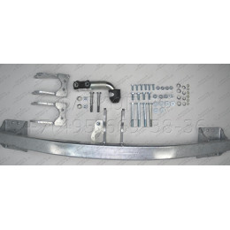 M126A GALIA Полностью оцинкованный фаркоп на Mitsubishi Outlander 2012-2019, 2019-2022. Подрозетник убирается за бампер. Тип шара: A. Подрезка бампера. Нагрузки: 2000/1