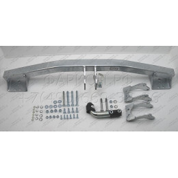 M126A GALIA Полностью оцинкованный фаркоп на Mitsubishi Outlander 2012-2019, 2019-2022. Подрозетник убирается за бампер. Тип шара: A. Подрезка бампера. Нагрузки: 2000/1